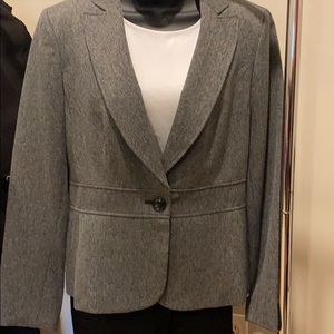 EUC - Jones New York Sz 10 Herringbone Blazer